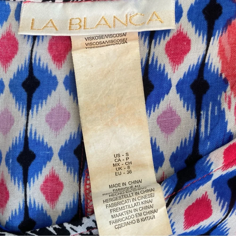 La Blanca Sandbar Cover-Up Tunic - Small Beach Swim‎ Dress S